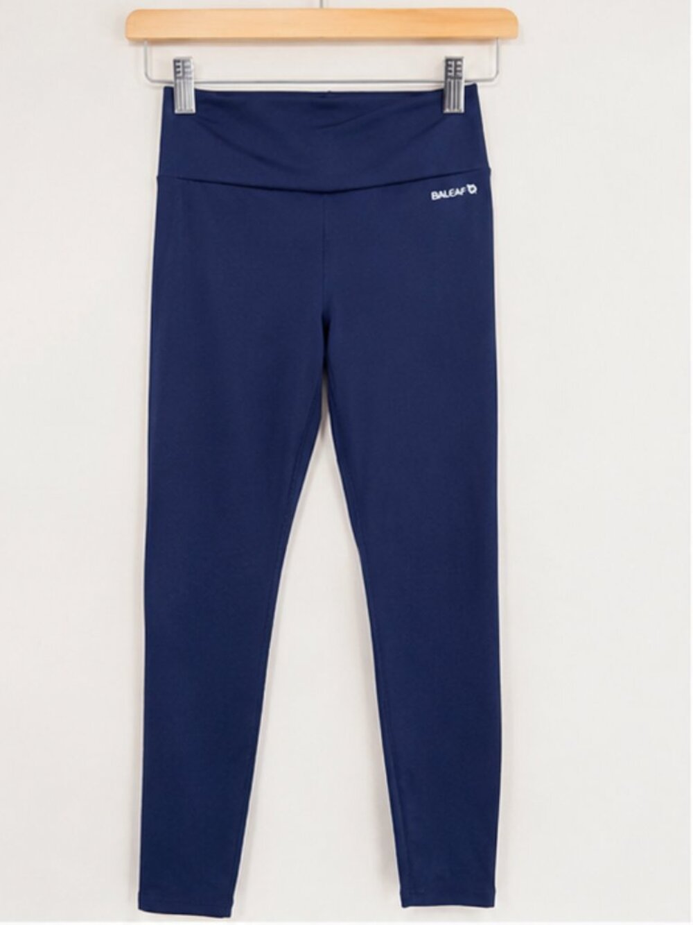 Baleaf Navy Blue High Rise Yoga Pants Leggings - Size L - Picture 5 of 7